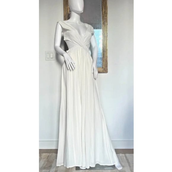 NWOT Proenza Schouler Ivory Gown Small Romantic Flowing Wedding Dress - Picture 5 of 13